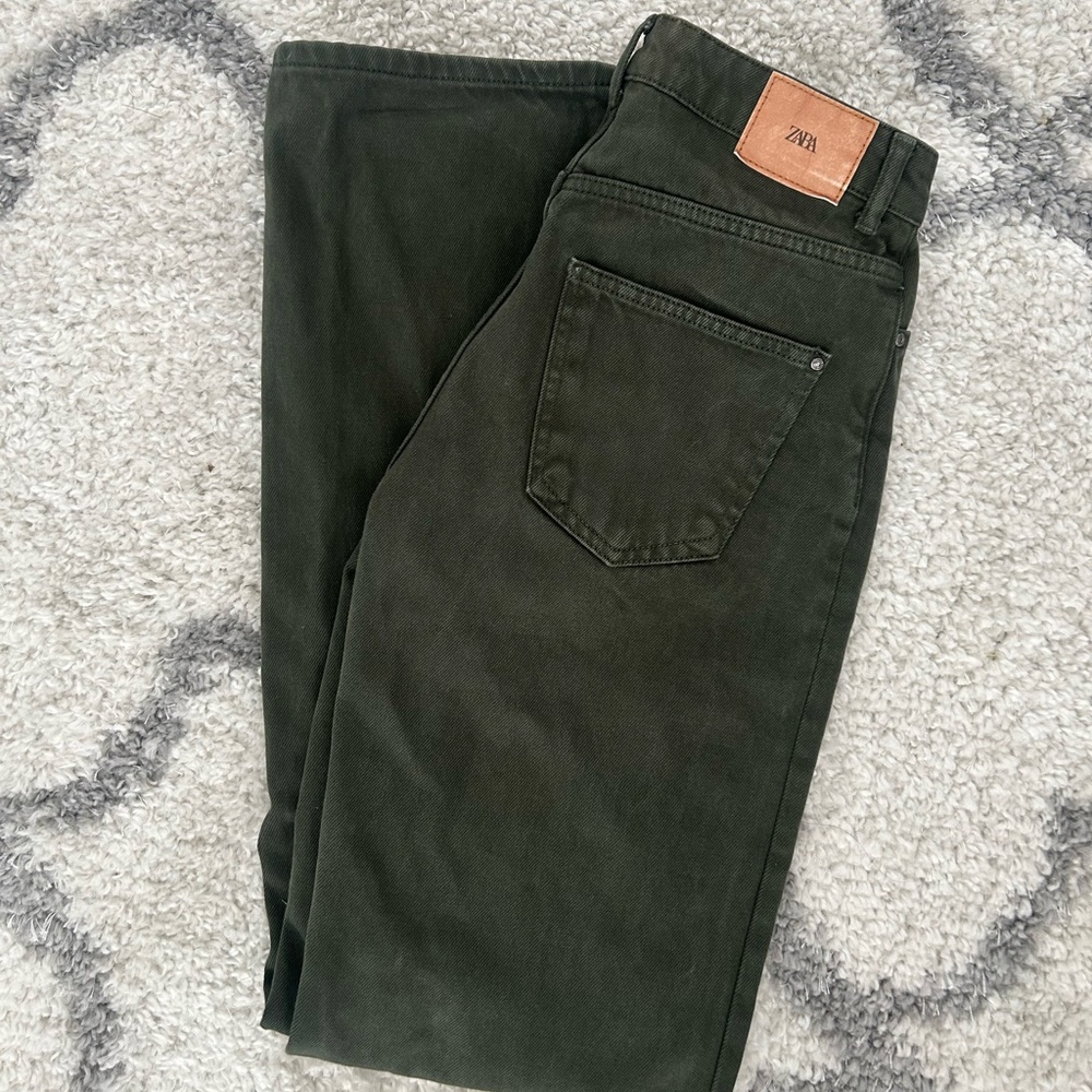 Green Zara Jeans
